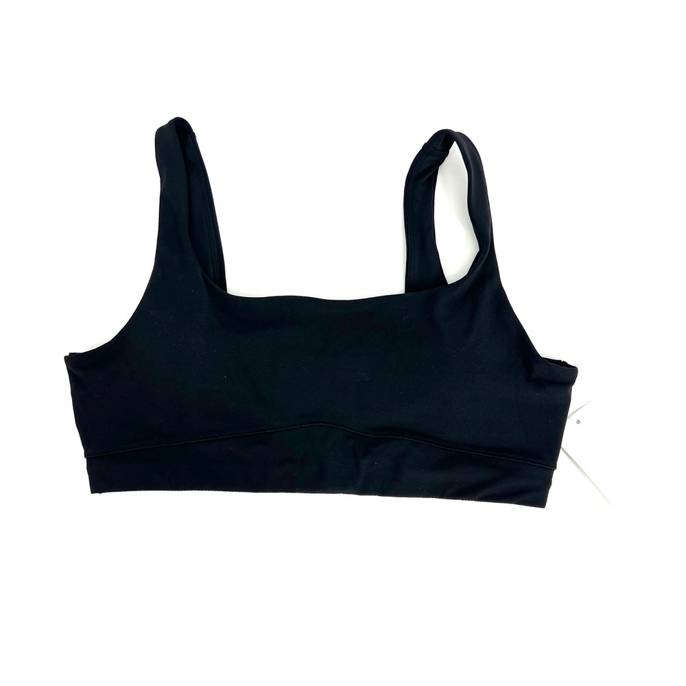 Vuori Daily Bra Black Square Neck Sports Bra VW1231 Womens Size XS New
